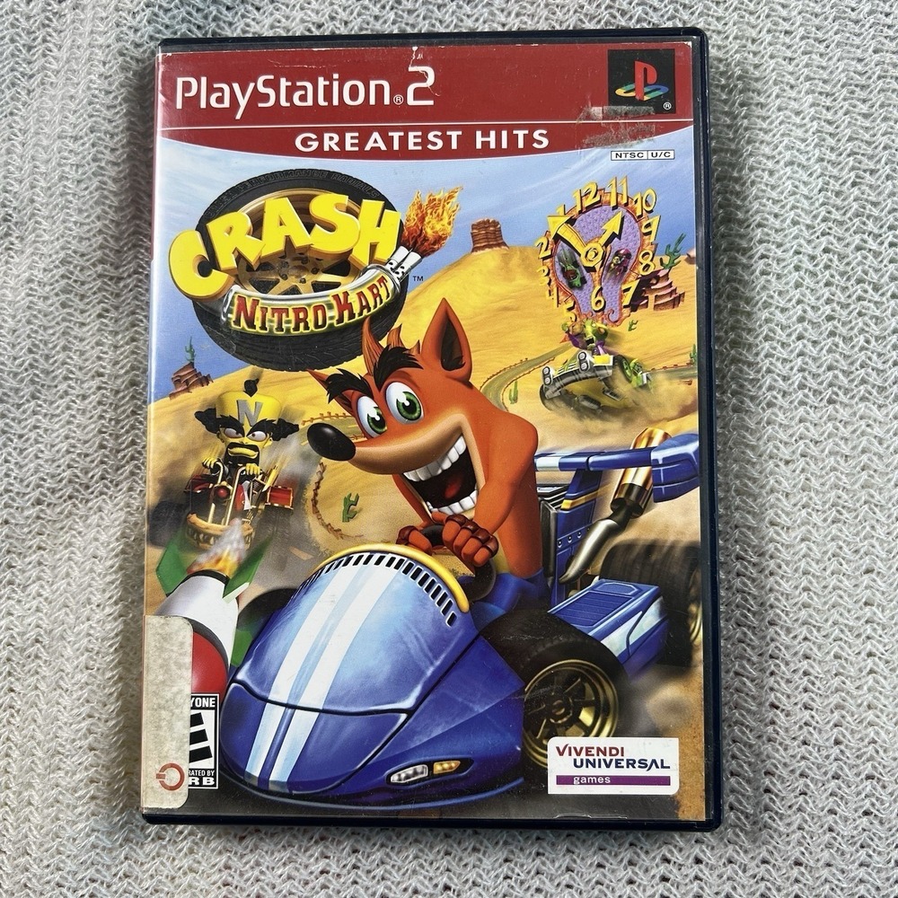 Sony Crash Nitro Kart PlayStation 2‎ PS2 Greatest Hits Racing Game CIB W/ Manual